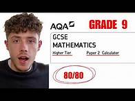 Video thumbnail for GCSE Maths AQA Paper 2 Higher in 30 Minutes! | How to get a Grade 9