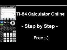 Video thumbnail for TI 84 Calculator ONLINE