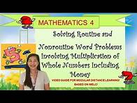 Video thumbnail for Solving Problems involving Multiplication of Whole Numbers