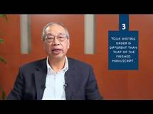 Video thumbnail for Ten Useful Tips for Writing a Successful Manuscript: For Beginners