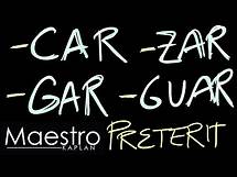Video thumbnail for PRETERIT: -CAR, -GAR, -ZAR, -GUAR irregular verbs