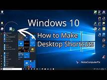 Video thumbnail for How to Make Desktop Shortcuts - Windows 10 Tutorial Tips - Free & Super Easy