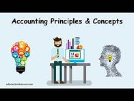 Video thumbnail for Accounting Principles & Concepts