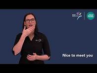 Video thumbnail for Basic Auslan Signs