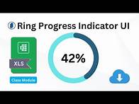 Video thumbnail for Excel Circular Progress Indicator UI - Step-By-Step Guide