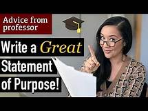 Video thumbnail for How to Write a Statement of Purpose for Grad School Applications