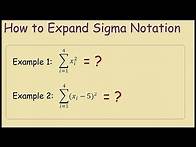 Video thumbnail for How to expand Summation Notation