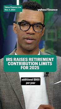 Video thumbnail for IRS raises retirement contribution limits for 2025: Here’s what to know #shorts