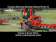 Video thumbnail for Cook's Portable Board Edger & Sawmill Demo Part 2