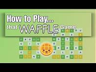 Video thumbnail for How to Play the Waffle Game | by @JamesJessian | a Wordle style game