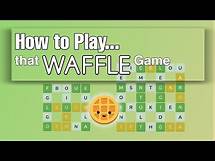 Video thumbnail for How to Play the Waffle Game | by @JamesJessian | a Wordle style game