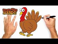 Video thumbnail for How to Draw a Turkey- Art for Beginners