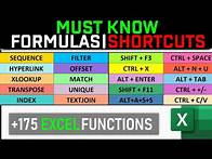Video thumbnail for Must-Know Excel Formulas and Keyboard Shortcuts for 2025