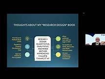 Video thumbnail for Research Design by Prof John Creswell