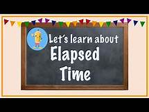 Video thumbnail for Learn how to find elapsed time.