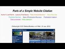 Video thumbnail for How to Cite a Website