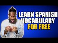 Video thumbnail for Best FREE Resources To Learn Spanish Vocabulary