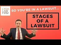 Video thumbnail for The Stages of a Lawsuit [Explained]