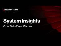 Video thumbnail for Falcon Discover: System Insights