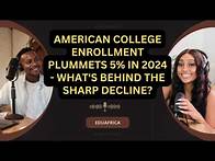 Video thumbnail for What's Behind the SHOCKING 5 Percent Drop in College Enrollment