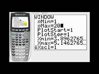 Video thumbnail for Graphing Partial Sums of an Infinite Series on the TI84