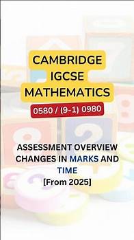 Video thumbnail for Changes from 2025 | IGCSE Mathematics 0580 / (9-1) 0980 #mathematics #IGCSE #0580 #0980