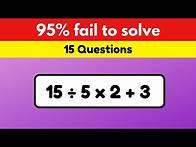 Video thumbnail for Math Quiz That'll Stump Most People (Even Math Nerds)
