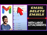 Video thumbnail for How to Delete Emails in Gmail With Large Attachments?