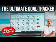 Video thumbnail for How To Build This Incredible Goal Tracker In Excel FROM SCRATCH