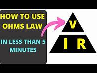 Video thumbnail for What Is OHM'S Law ? [Explained in Under 5 Minutes]
