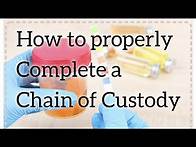 Video thumbnail for How to properly fill out-complete a federal chain of custody {CCF} form for a DOT Drug Test
