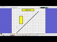 Video thumbnail for Reflection in diagonal line