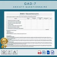Video thumbnail for GAD-7 Anxiety Questionnaire, Generalized Anxiety Disorder Screening Tool, Anxiety Self-assessment, Printable Mental Health Assessment - Etsy