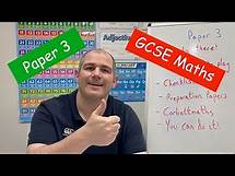 Video thumbnail for GCSE Maths Paper 3 - Corbettmaths