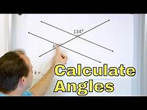 Video thumbnail for Calculating Angles in Geometry - [7-5-14]