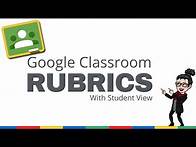 Video thumbnail for How To Use a Rubric in Google Classroom Tutorial 2020