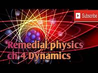 Video thumbnail for Remedial physics ch 4 Dynamics