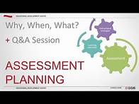 Video thumbnail for Assessment Planning: Why, When, What? - Assessment Workshop 1