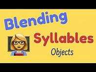 Video thumbnail for Phonological Awareness - Blending Syllables- Australian Accent – Objects – Two Syllables Words