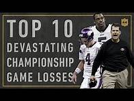 Video thumbnail for Top 10 Most Devastating Championship Losses of All-Time | Vault Stories
