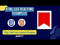 Video thumbnail for clip path in css | how to create different shapes in css | css tutorials |create triangle in css#css