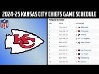 Video thumbnail for 2024-2025 Kansas City Chiefs Football Games Schedule