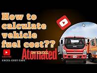 Video thumbnail for Fuel Cost Calculation Automatic-Using Excel