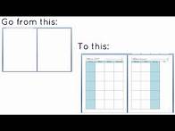 Video thumbnail for DIY: How to Make Your Own Monthly Planner in Word