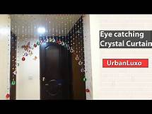 Video thumbnail for Glass Crystal Beaded Curtain for Luxury Living Room||Gorgeous Crystal curtain for your dream home