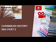 Video thumbnail for Caribbean History CSEC SBA Part 2