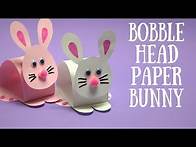 Video thumbnail for Bobble Head Paper Bunny | Easter Craft Ideas