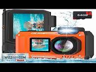 Video thumbnail for Upgraded 8K 70MP Underwater Camera with 64G Card 33FT Waterproof Camera Rugged Review