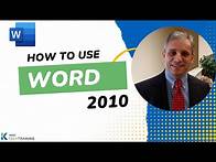 Video thumbnail for Word 2010 Tutorial: A Comprehensive Guide to Microsoft Word