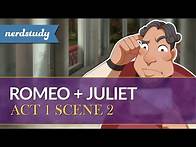 Video thumbnail for Romeo and Juliet Summary (Act 1 Scene 2) - Nerdstudy